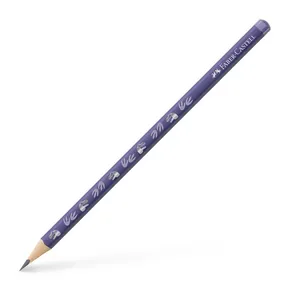 Grafitová tužka Faber-Castell Dinosaurus HB, modrá
